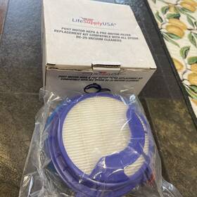 919171-02 Lifesupplyusa Er127 Post And Pre Motor Hepa Filter Kit Fit Dyson Dc25 Vacuums 916188-05