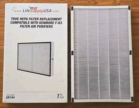 Pf-k3 Lifesupplyusa Er194 18.88 Inch X 11.88 1.5 True Hepa Replacement Filter For Kenmore 83195 And