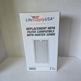 30747 Lifesupplyusa Er592 True Hepa Filter Replacement Compatible With Hunter 30966