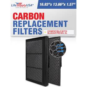 Er676 Lifesupplyusa 673 Max Protection Set Smokestop Filter Carbon Fits Blueair Pro M