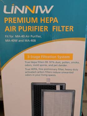 2906518 Linniw Premium Hepa Air Purifier Filter Replacement