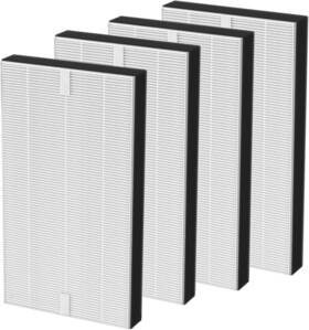 Linniw 313107480492 4 Pack F1 True Hepa Repalcement Filter Compatible With 3m Filtrete Room Air Puri