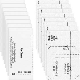 C1-c2 Linniw 8 Pack Airclean Filters And Motor Protection Compatible With Miele Classic