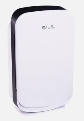 Livepure 855559004586 Aspen Series Console Air Purifier For Home True Hepa Filter Cap