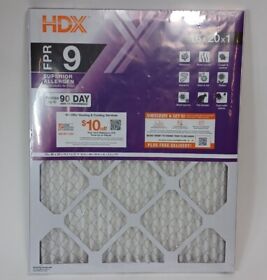 Hdx1p9-011620 Lot Of 12 Hdx 16 In. X 20 1 Superior Pleated Air Filter Fpr 9