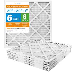 13x-4954-n.1 Lotfancy 20x20x1 Air Filter Merv 8 6pack Electrostatic Pleated Furnace And Ac