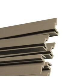 M-rock 811216017153 Starter Strip 1.5 In X 40 0.5 Brown Plastic Installs Easily Fire Rated