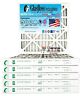 M1318182 Glasfloss Merv Pack Of Furnace Air Filter Made 782427022819