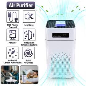 Tc-003 Maimaimb Room Air Purifier Cleaner Hepa Filter Remove Odor Dust Mold Home Allergies Smog