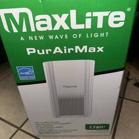 Ap215sf2 Maxlite 767627050343 Purairmax Tabletop Air Purifier 445 Sq Ft. Brand New Sealed