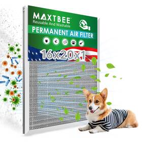 Maxtbee 840322307148 16x20x1 Air Filter Electrostatic Reusable Washable Hvac Ac Furnace Fil