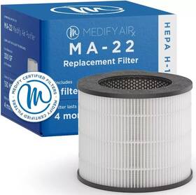 Ma-22r-1 Medify Air Ma-22 Genuine Replacement Filter For Allergens Pollen Smoke Dust Odors 1p