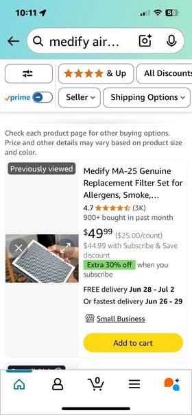 Ma-25r-1 Medify Air Filters Genuine Replacement Filter Set Ma-25r-1 Medify Air Filters Genuine Replacement Filter Set