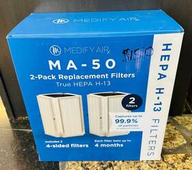 Ma-50 Medify 850025796484 Air Genuine Replacement Filter For Smoke Dust Odors Pet Dander