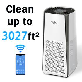 Herap-ms601 Membrane Solutions Smart Air Purifier For Extra Large Room H13 Hepa Cleaner Allergies Smoke