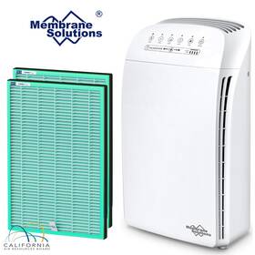 Herap021m Membrane Solutions Msa3 Air Purifier For Home Allergies Pet Smoke Odor 2x Removal Filter