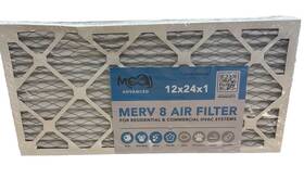 Merv Adavanced 679625523449 8 Air Filter For Residential And Commercial Hvac Systems 12 X 24 1 In 4 Pk