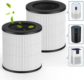 B-d02l Meyocky B-d02 2 Pack Replacement Filter Compatible With Mooka B-d02l&m05 Air Purifiers