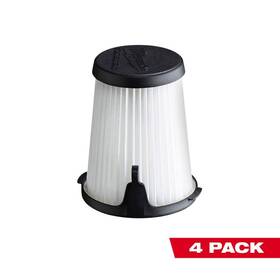 Milwaukee 313030354303 3 Inch Filters 4 Pack Replacement Compact Vacuum Maximum Suction New