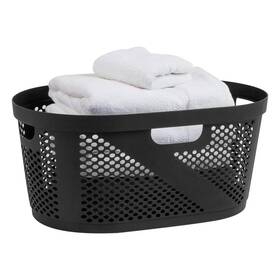 Mind Reader 313043988908 Black 10.5 Inch H X 14.5 W 23 L Plastic Modern 60l Slim Ventilated Rect