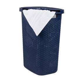 Mind Reader 705353127809 Navy 24.15 Inch H X 13.75 W 17.65 L Plastic Modern 40 Slim Ventilated