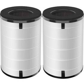 Ap-t40fl Mixzeny Ap-t45-2 Ap-t45 Hepa Replacement 11.81 Inch X 7.52 2 Pack White