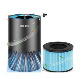 Ap-s610l Mooka Air Purifier Filter Pre-installed And 1 Pack Extra Smoke Remov
