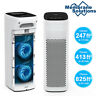 Ms18 Membrane Solutions Large Room Air Purifier True Hepa Filter Home