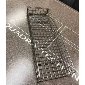 F628030100n N Wasserstrom F628-03 Quadra-tech Half Size 3-sided Long Basket