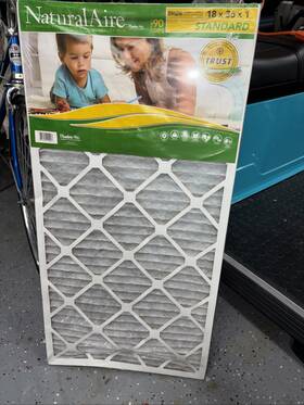 Naturalaire 031949145927 Standard Pleat Air Filter 18 X 36 1