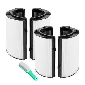 Hp04-hp10 Netezza Tp07 2 2-pack 360 Combi Glass And Carbon Filter For Dyson Tp04-tp10 Ph01-04