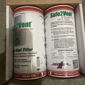 Safe2vent Newstripe 10004703 The Replacement Filter Cartridge 2-pack