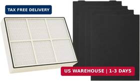 Nispira 603803225108 True Hepa Filter Small With 4 Pre-carbon Filters Compatible Whirl