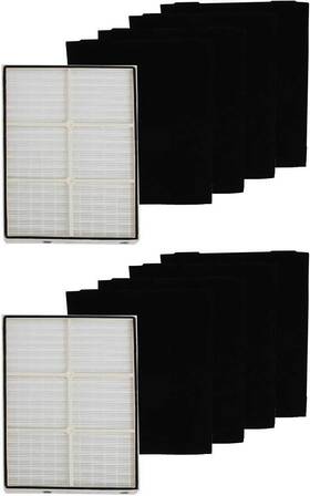 Nispira 603803225191 Hepa Filter With 4 Pre-carbon Filters Compatible Whirlpool Whispure Air
