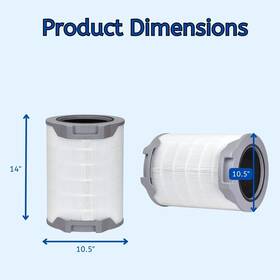 Lv-h134-rf Nispira 810135623384 Levoit True Hepa Carbon Filter For Air Purifier