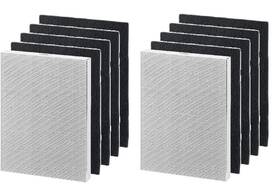 Nispira 810701030349 True Hepa Filter Activated Carbon Pre Set Compatible With Fellowes A