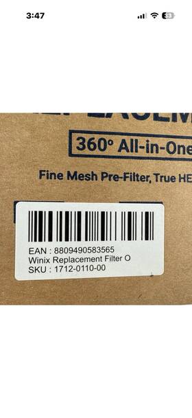 A231 Nispira 810701036877 True Hepa Carbon Filter O Replacement For Winix A230 Air Purifier 3 Packs