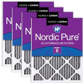 10x30x1pm8c-4 Nordic Pure 10x30x1 Actual Size 9 7/16 X 29 3/4 Furnace Air Filters Merv 8 Plea