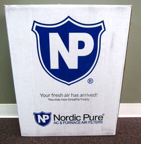 12x24x2pm8c-12 Nordic Pure 12 Inch X 24 2 Furnace Air Filters Merv 8 Pleated Plus Carbon 3 Pack