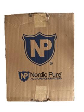 16x16x1m13-6 Nordic Pure Brand New 16x16x1 Pleated Merv 13 Air Filters 6 Pack Furnace Ac Lot