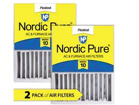 16x20x5hm10-2 Nordic Pure 16 Inch X 20 5 Air Filter Merv 10 2-pack