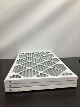16x24x2m12-3 Nordic Pure 16x24x1 Furnace Air Filters Merv 12 Pleated 3 Pack