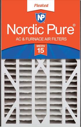 16x25x3abm15-1 Nordic Pure 16x25x3 Merv 15 Trion Air Bear Cub Replacement Filter 1 Pack