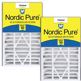 16x25x5abm10-2 Nordic Pure 16x25x5 Actual Size 15 5/8 X 24 1/8 4 7/8 Air Bear Replacement 255649-10