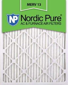 Nordic Pure 20 X 24 1 Merv 13 Pleated Ac Air Filters 6 Pack