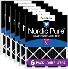 20x20x1pcp-6 Nordic Pure 20x20x1 19 1/2 X 19.5 Inch 0.8
