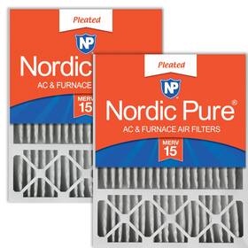 20x25x5lxredm15-2 Nordic Pure 20x25x5 19 3/4 X 24 4 3/8 Lennox X6673 X6675 Replacement Merv
