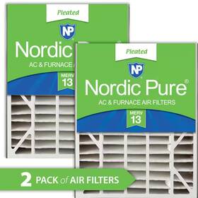 Nordic Pure 313033382358 20 Inch X 25 5 Air Bear Replacement Filter Merv 13 2-pack