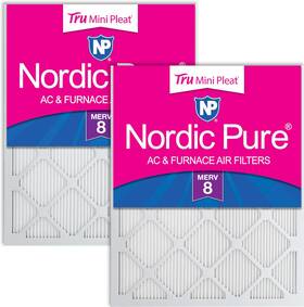 Nordic Pure 313044624645 16x24x1 Actual Size 15 3/8 X 23 3/4 Tru Mini Pleat Merv 8 A