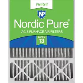 Nordic Pure 445028062075 16 Inch X 25 5 Honeywell/lennox Replacement Merv 13 Air Filter 1-pack